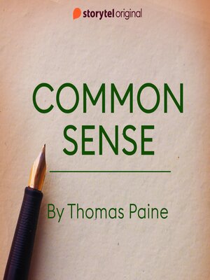 cover image of Common Sense